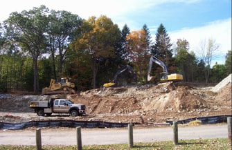 Excavation, site work, construction